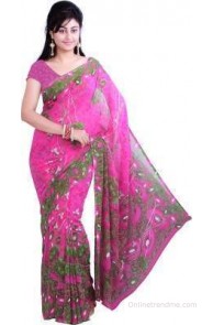 Ishin Printed Fashion Georgette Sari